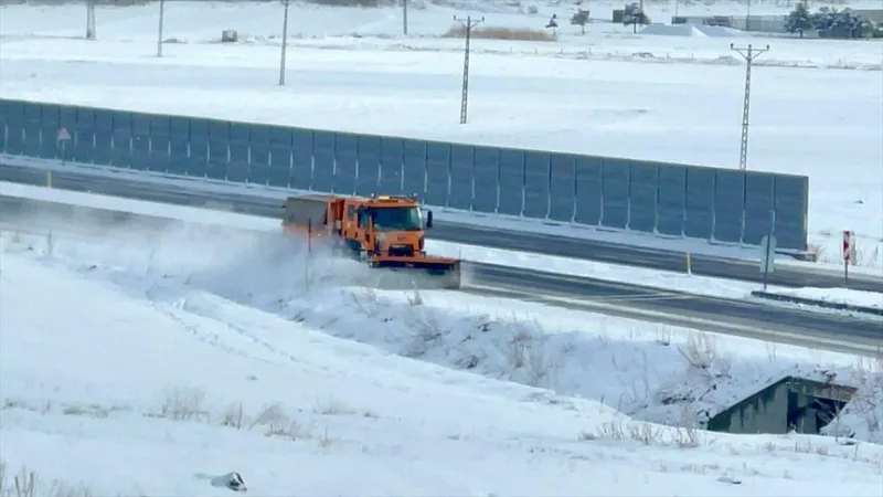 In Erzurum herrschte kalte Witterung, während es in Ardahan, Ağrı und Kars schneite
